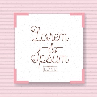 Düğün ve evli davetiye