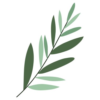 şube ile dekoratif simgesi yapraklar