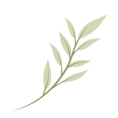 şube ile dekoratif simgesi yapraklar