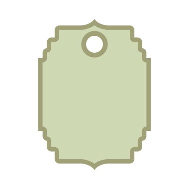 ticari etiketi izole simgesi