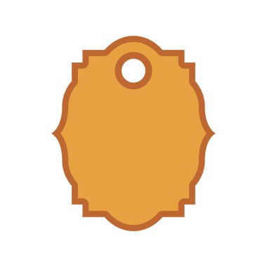 ticari etiketi izole simgesi