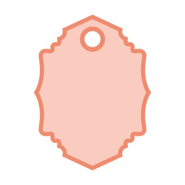 ticari etiketi izole simgesi