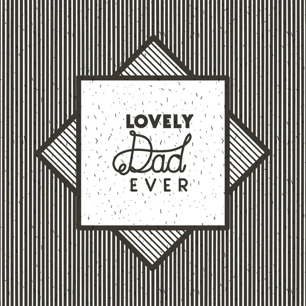Boldog Apák napja kártya jelkép — Stock Vector