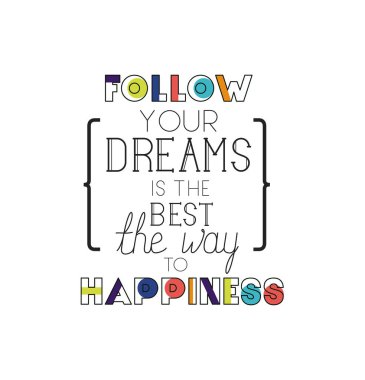 yazı tipi rüyalar iletiyi el ile yapılan