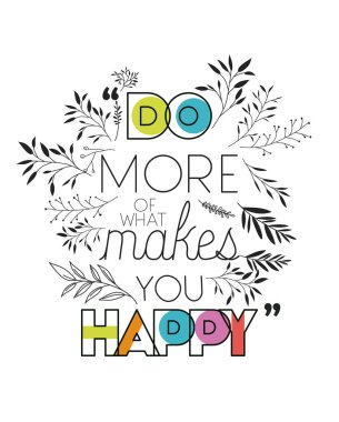 El yapımı yazı tipi ile pozitivizm mesaj