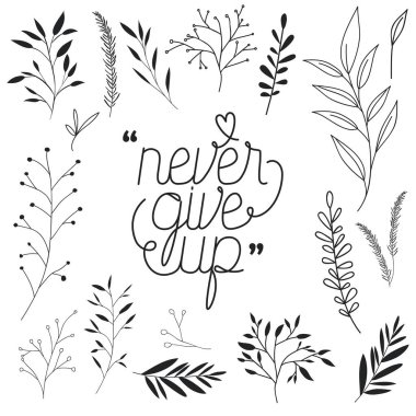 El yapımı yazı tipi ile pozitivizm mesaj