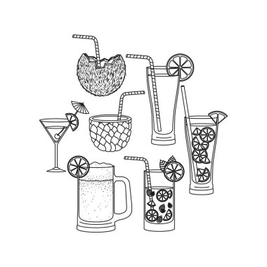 en iyi içecek Icons set