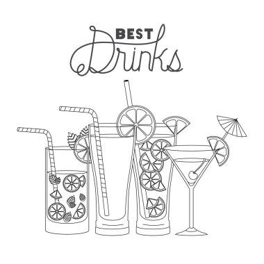 en iyi içecek Icons set