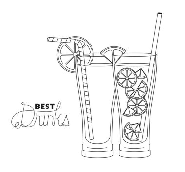 en iyi içecek Icons set