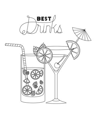 en iyi içecek Icons set