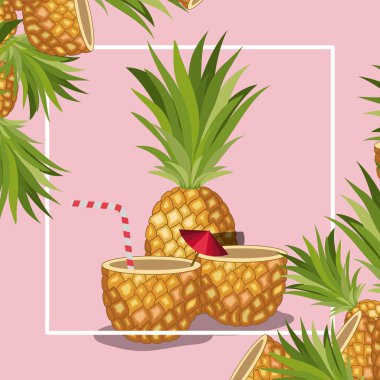 taze ananas meyve tropikal