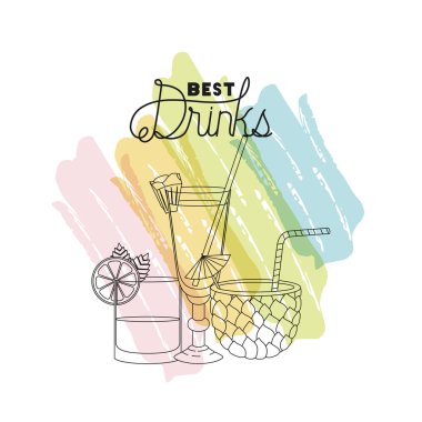 en iyi içecek Icons set