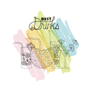 en iyi içecek Icons set