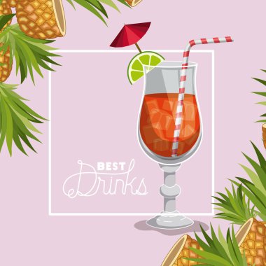 en iyi içecek taze kokteyl