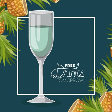 Bedava içki yarın etiket