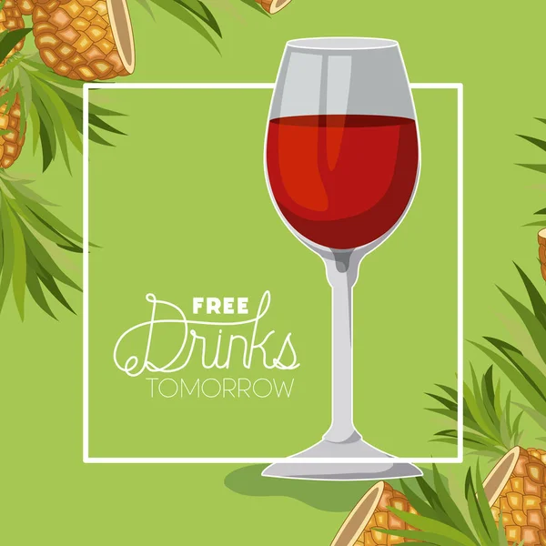 Bedava içki yarın etiket
