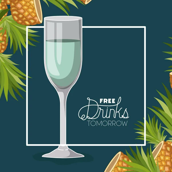 Bedava içki yarın etiket