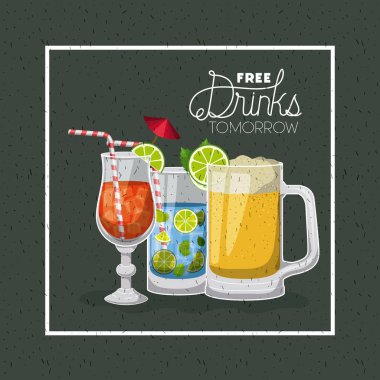 en iyi içecek Icons set