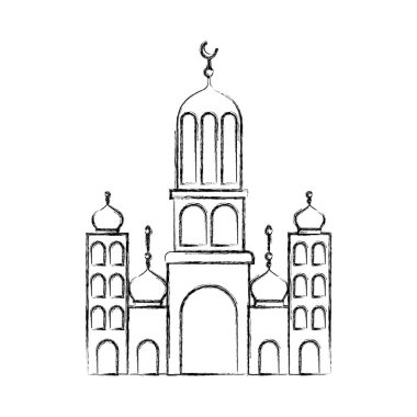 Arapça kale kule moon ile