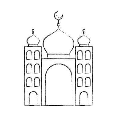 Arapça kale kule moon ile