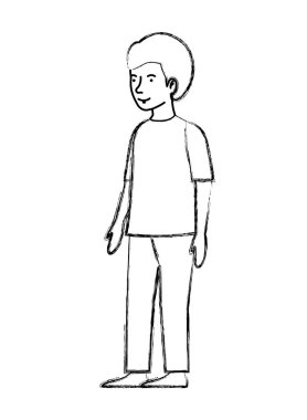 genç adam avatar karakter