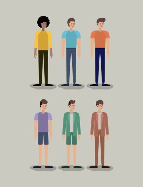 erkek karakter grubu