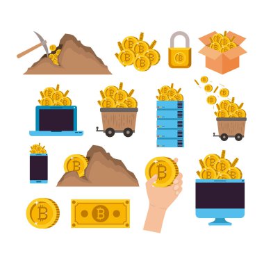 bitcoin madencilik simgeleri ayarlamak