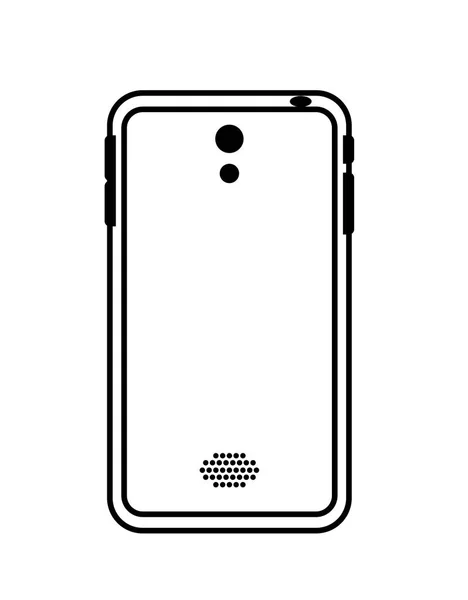 Пристрій смартфона ізольована піктограма — стоковий вектор