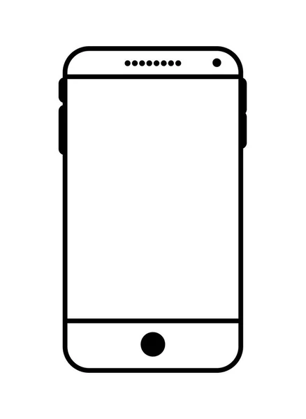 Appareil smartphone icône isolée — Image vectorielle