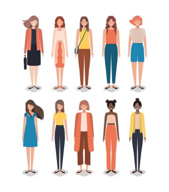 kadın arkadaşlar karakter grubu