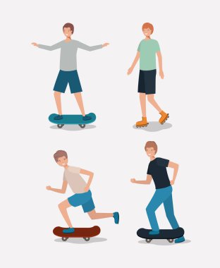 Grup faaliyetleri yapıyor adam