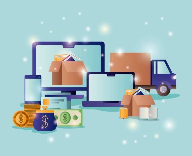 teknoloji cihazlar ile e-ticaret kutsal kişilerin resmi