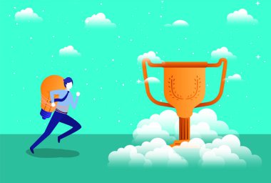 işadamı ile kupa bardak