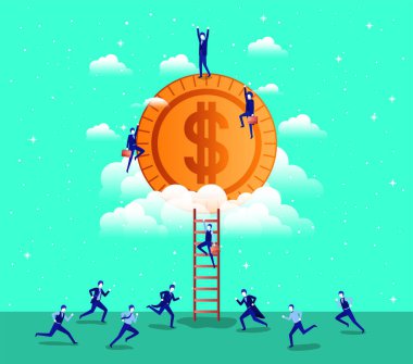 sikke para işadamları ekibi ile