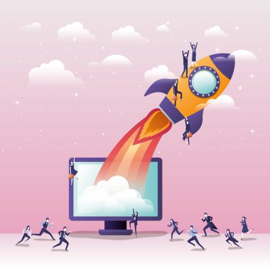 Masaüstü bilgisayar ile roket başlatma