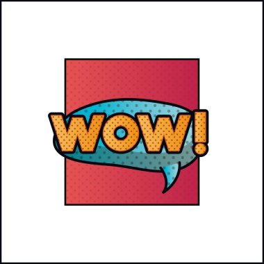 wow pop sanat tarzı ile ifade kabarcık