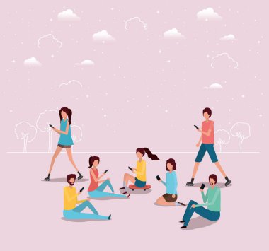 akıllı telefonlar kullanarak sosyal topluluk