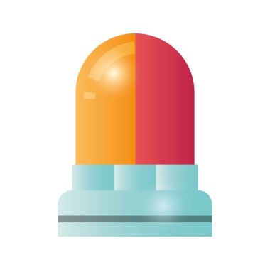 Siren izole simgeleri