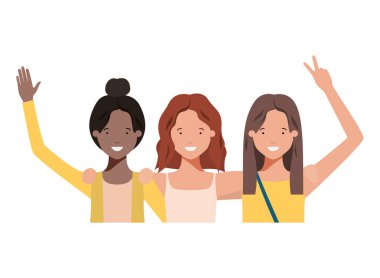 Genç kadın avatar karakter