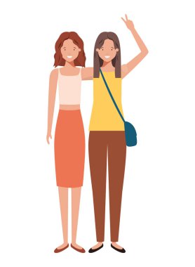 genç kadın avatar karakter