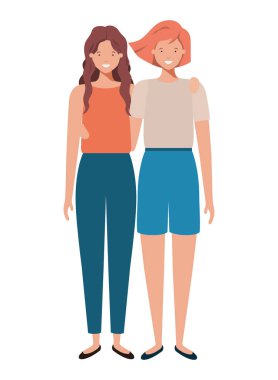 genç kadın avatar karakter