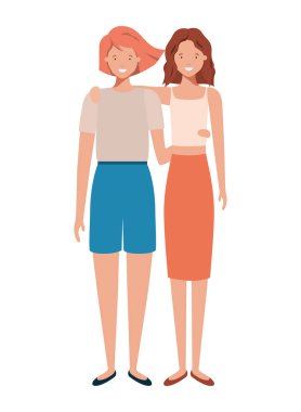 genç kadın avatar karakter