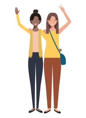 genç kadın avatar karakter