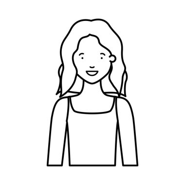 genç kadın avatar karakter