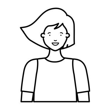 genç kadın avatar karakter