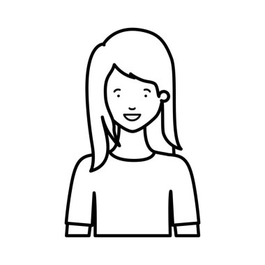 genç kadın avatar karakter