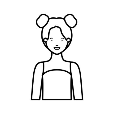 genç kadın avatar karakter