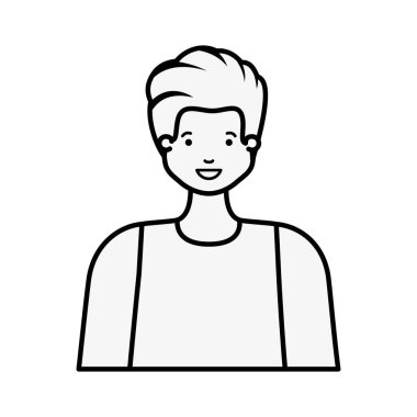 genç adam avatar karakter