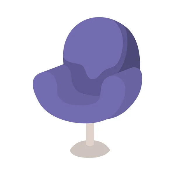 Vacker soffa isolerade ikonen — Stock vektor