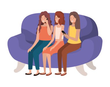 Genç kadın avatar karakter